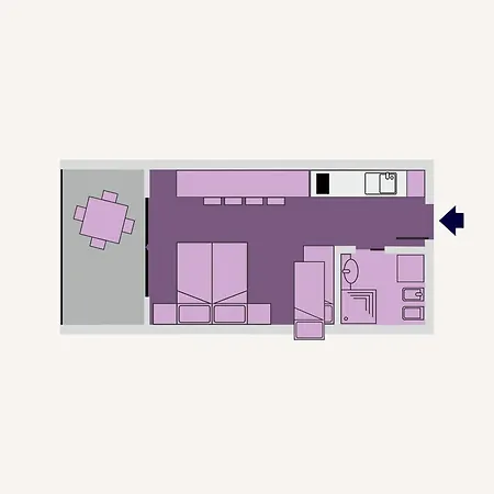 Skyline Hotel apartamentowy Caorle